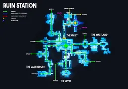 Ruin Station Map by Terada